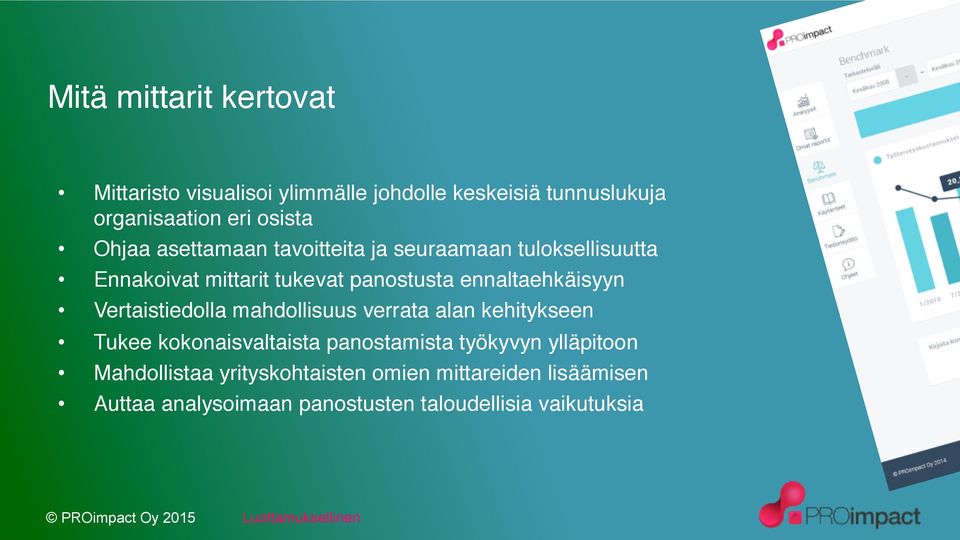 ennaltaehkäisyyn Vertaistiedolla mahdollisuus verrata alan kehitykseen Tukee kokonaisvaltaista panostamista