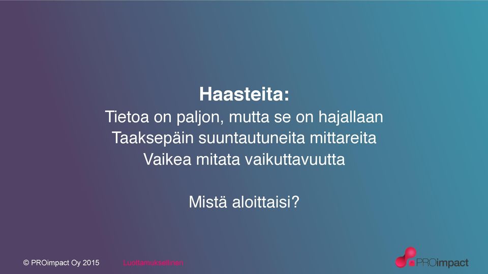 suuntautuneita mittareita Vaikea