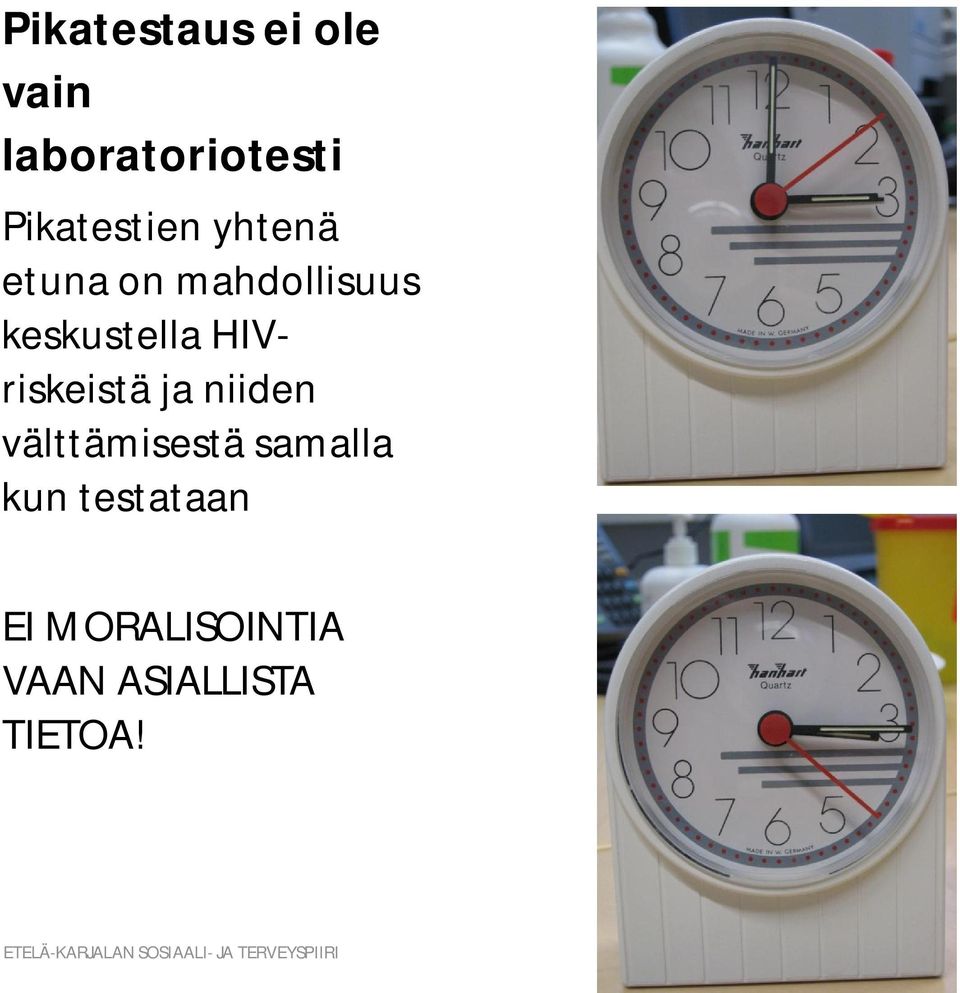 keskustella HIVriskeistä ja niiden välttämisestä