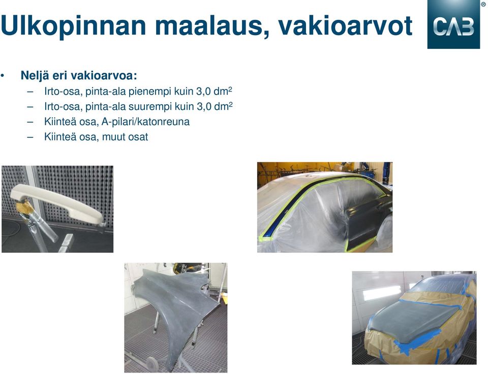 3,0 dm 2 Irto-osa, pinta-ala suurempi kuin 3,0