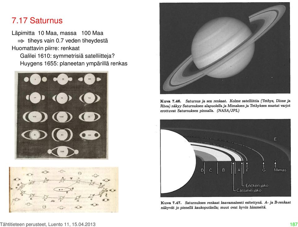 1610: symmetrisiä satelliitteja?