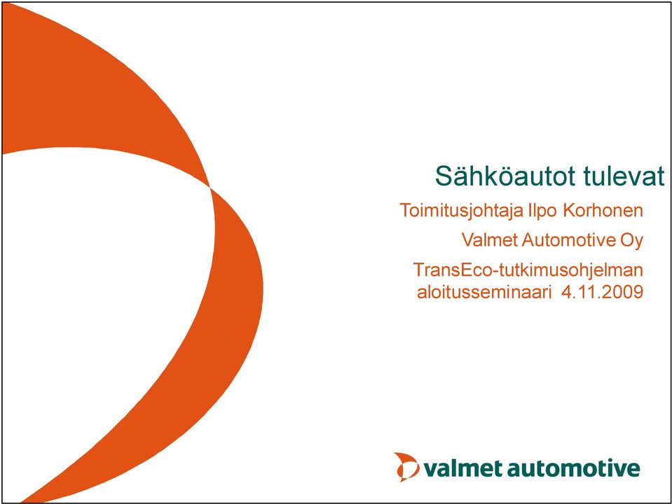 Valmet Automotive Oy TransEco