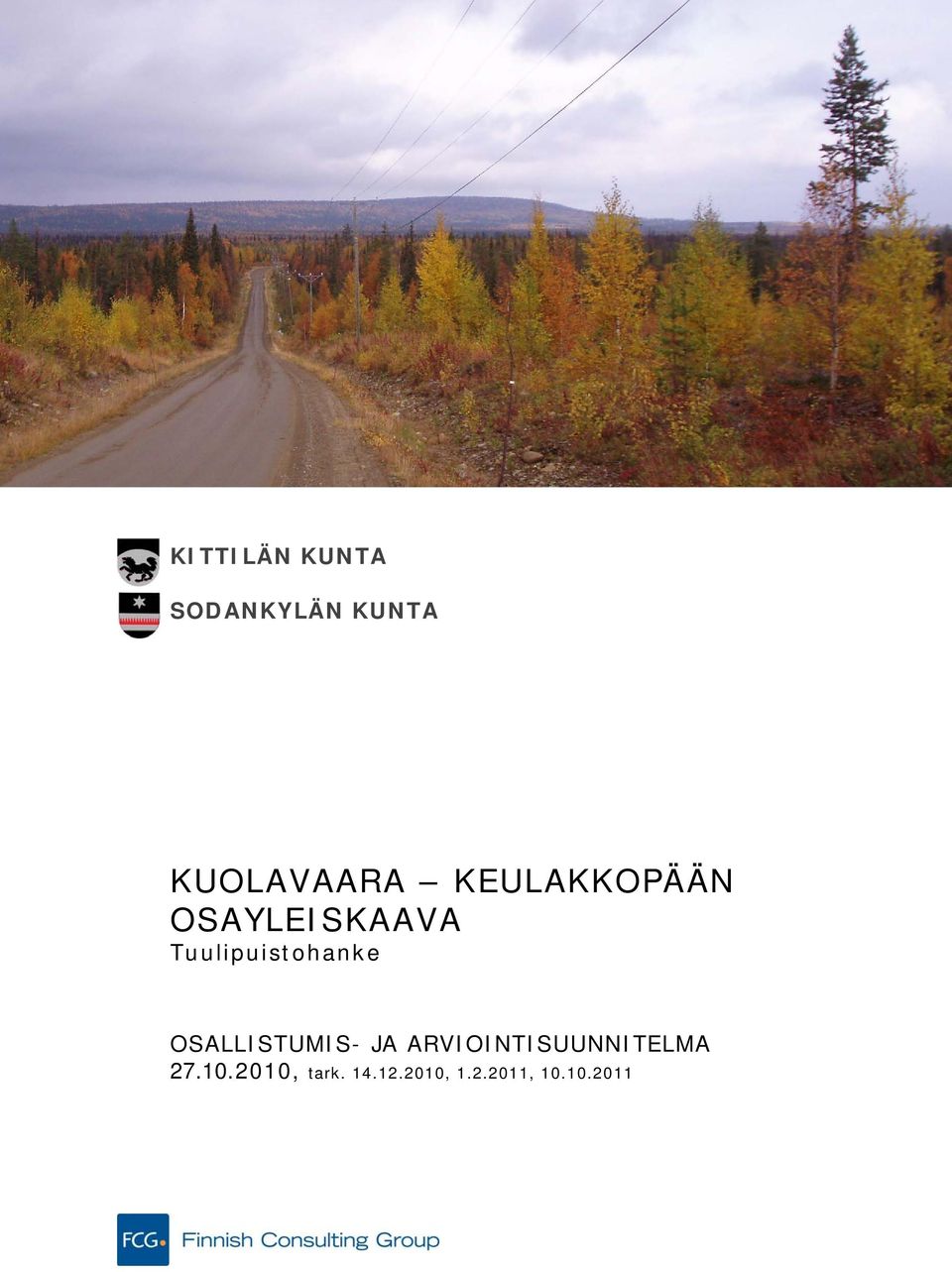 OSALLISTUMIS- JA ARVIOINTISUUNNITELMA 27.10.