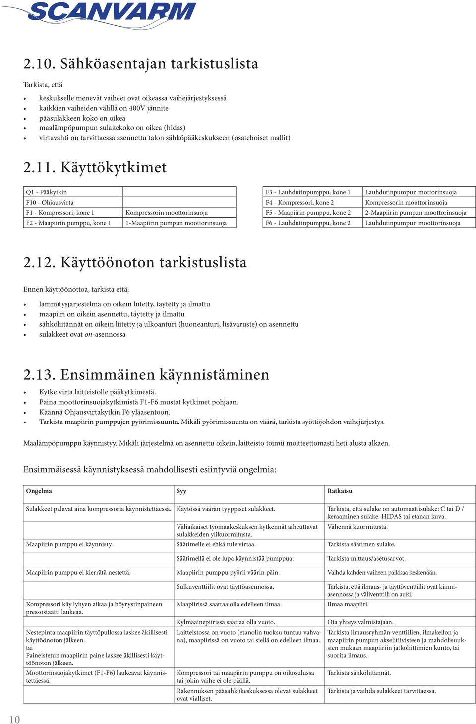 sulakekoko on oikea (hidas) virtavahti on tarvittaessa asennettu talon sähköpääkeskukseen (osatehoiset mallit) 2.11.