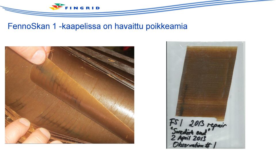 on havaittu