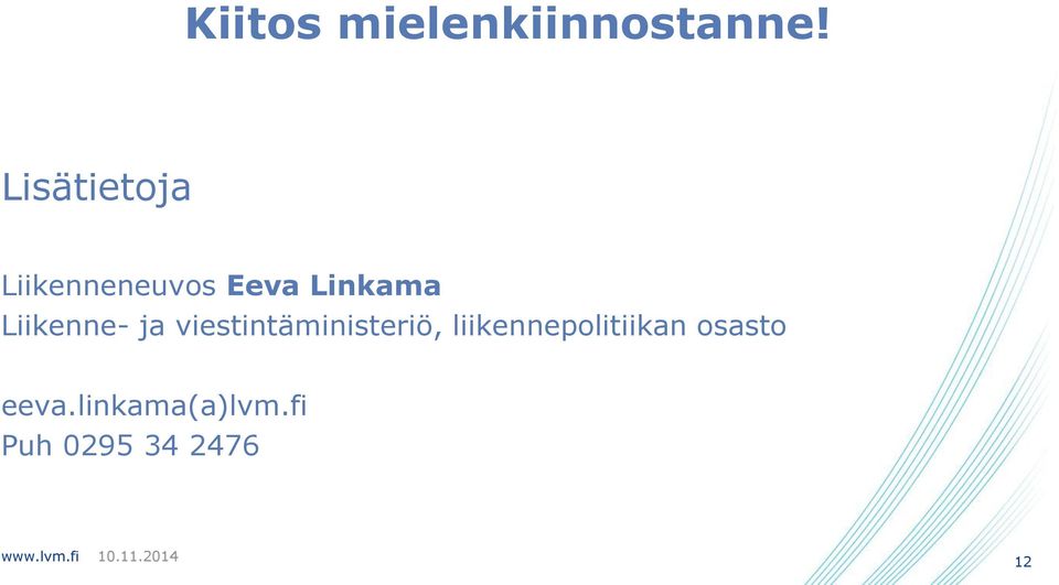 Liikenne- ja viestintäministeriö,