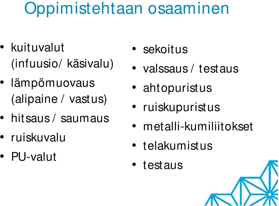 ruiskuvalu PU-valut sekoitus valssaus / testaus