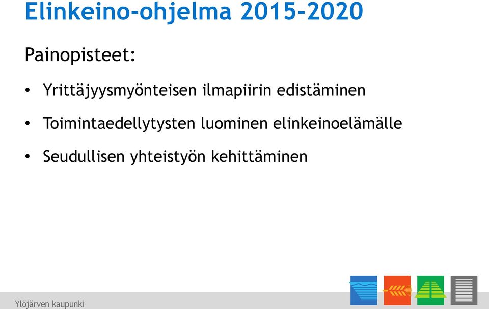 ilmapiirin edistäminen