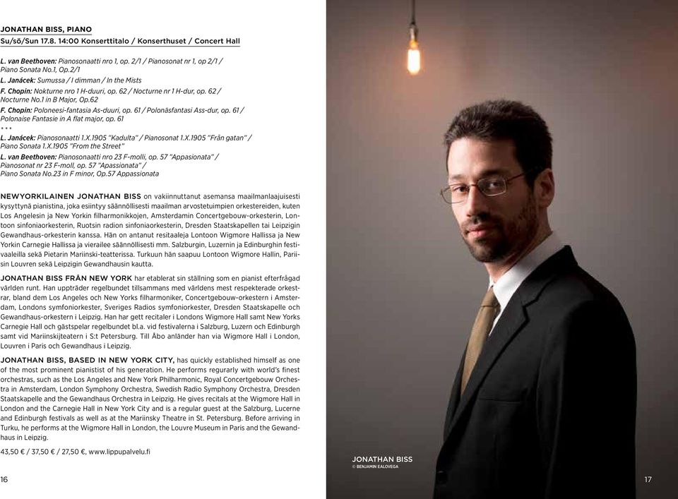 61 / Polonäsfantasi Ass-dur, op. 61 / Polonaise Fantasie in A flat major, op. 61 *** L. Janácek: Pianosonaatti 1.X.1905 Kadulta / Pianosonat 1.X.1905 Från gatan / Piano Sonata 1.X.1905 From the Street L.