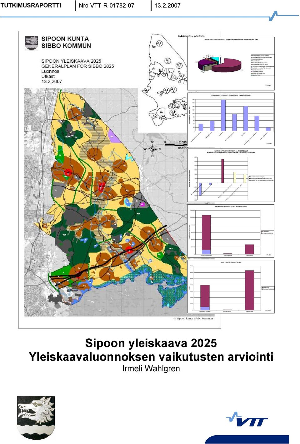 euro) 31 35 11 94 23 19 34 54 Maanhankinta/Jordanskaffning Asuinrakennukset/Bostadsbyggnader Päiväkodit/Daghem 2488 Koulut/Skolor Muut toimitilat/andra lokaler Kadut ja tiet/gator och vägar