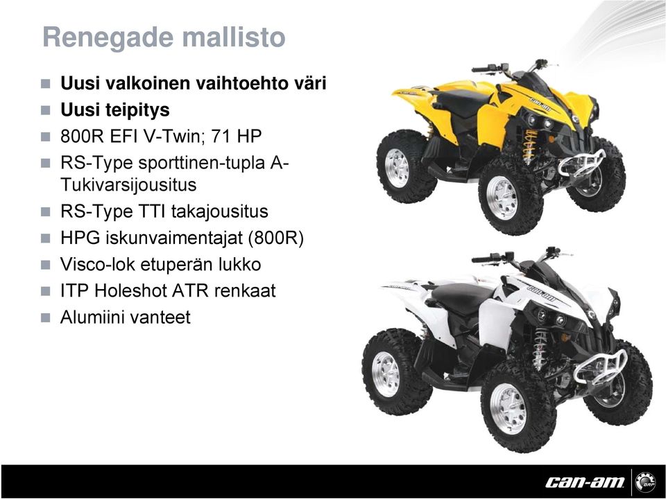 Tukivarsijousitus RS-Type TTI takajousitus HPG