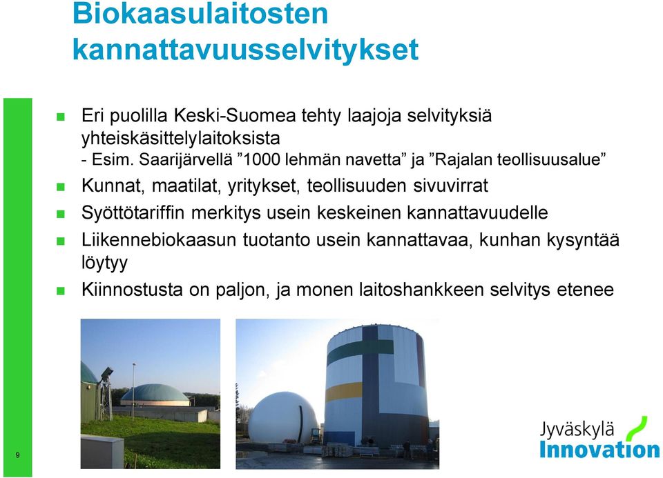 Saarijärvellä 1000 lehmän navetta ja Rajalan teollisuusalue Kunnat, maatilat, yritykset, teollisuuden