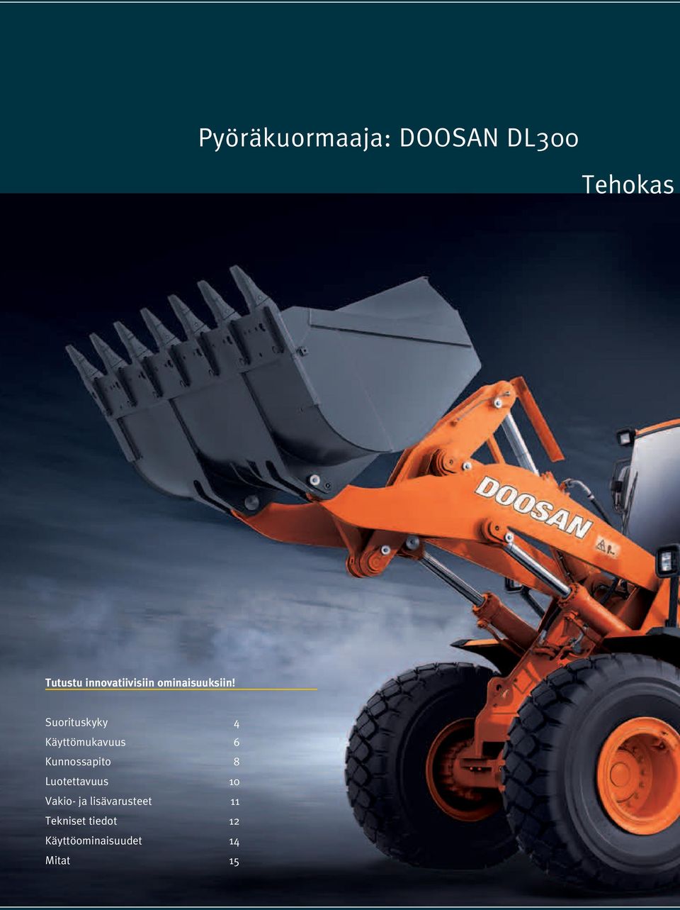 Suorituskyky 4 Käyttömukavuus 6 Kunnossapito 8