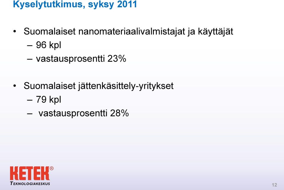 kpl vastausprosentti 23% Suomalaiset