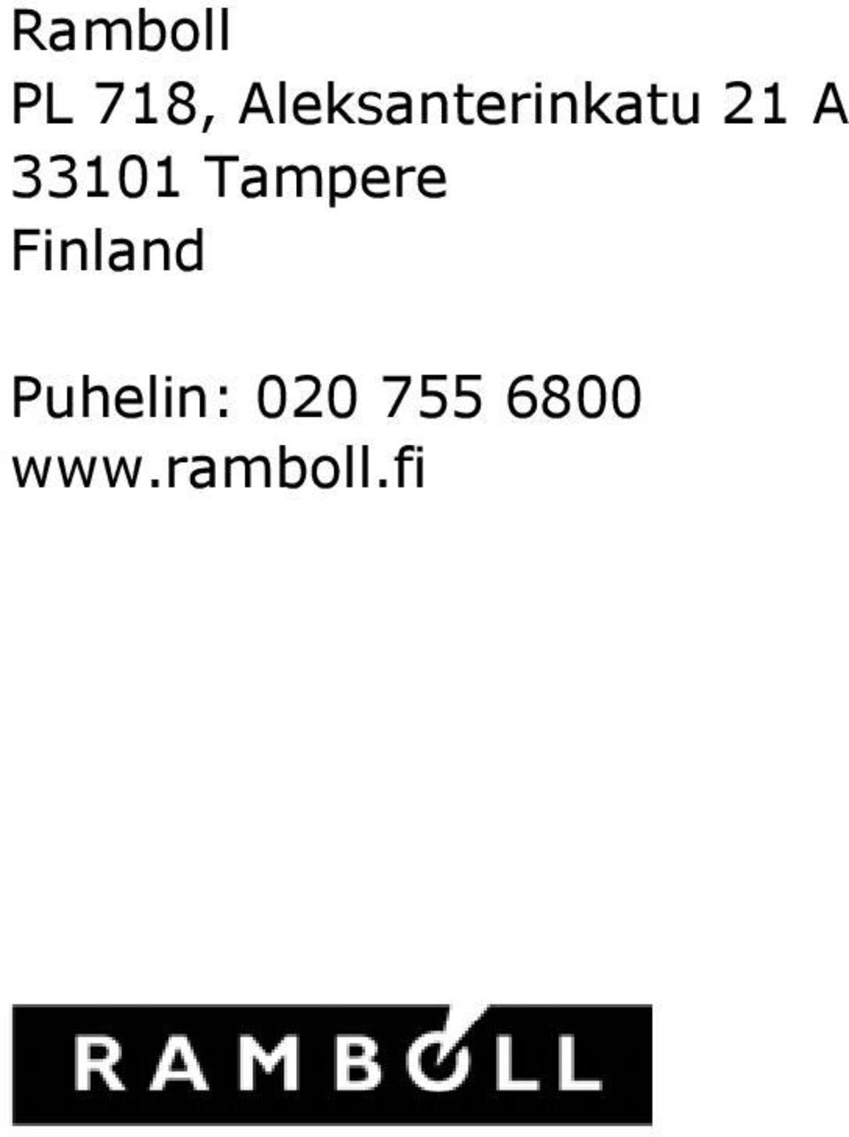 33101 Tampere Finland