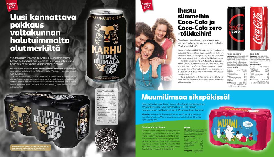 Tämä toive toteutuu tammikuun 2014 alussa. Karhu Tuplahumala 4,6 % on reilummin humaloitu versio tutusta Karhuoluesta.