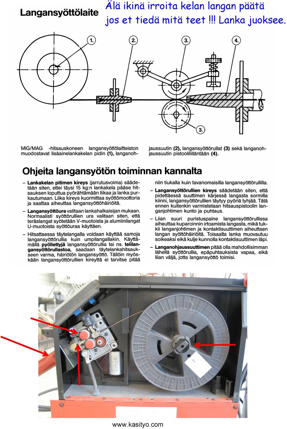 jos et tiedä mitä