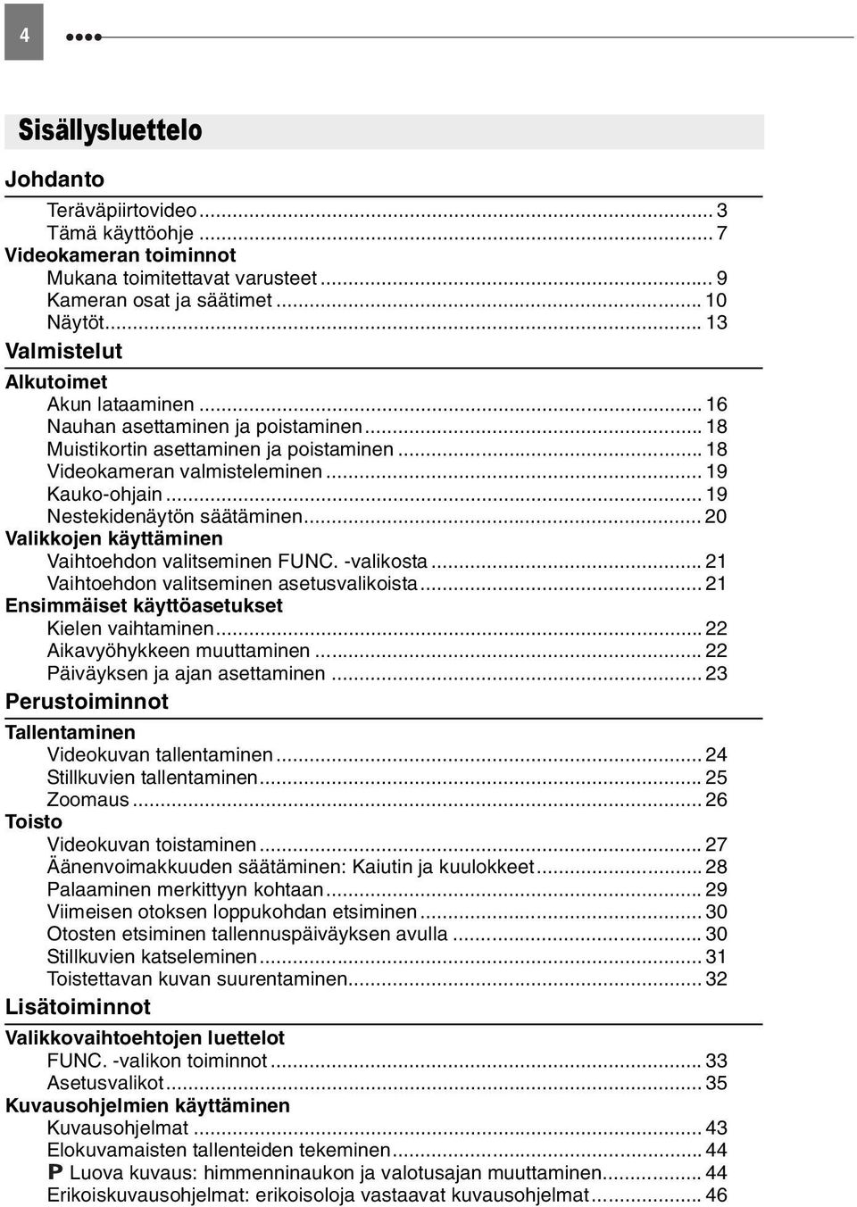 .. 19 Nestekidenäytön säätäminen... 20 Valikkojen käyttäminen Vaihtoehdon valitseminen -valikosta... 21 Vaihtoehdon valitseminen asetusvalikoista... 21 Ensimmäiset käyttöasetukset Kielen vaihtaminen.