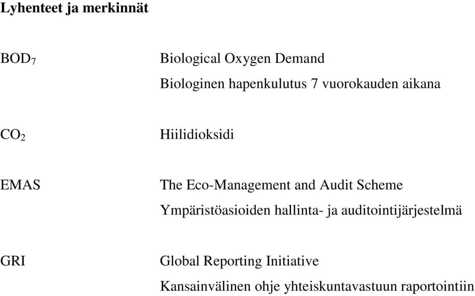 Eco-Management and Audit Scheme Ympäristöasioiden hallinta- ja