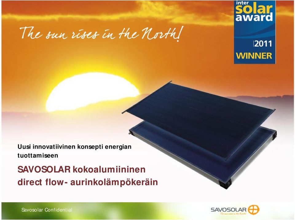 tuottamiseen SAVOSOLAR