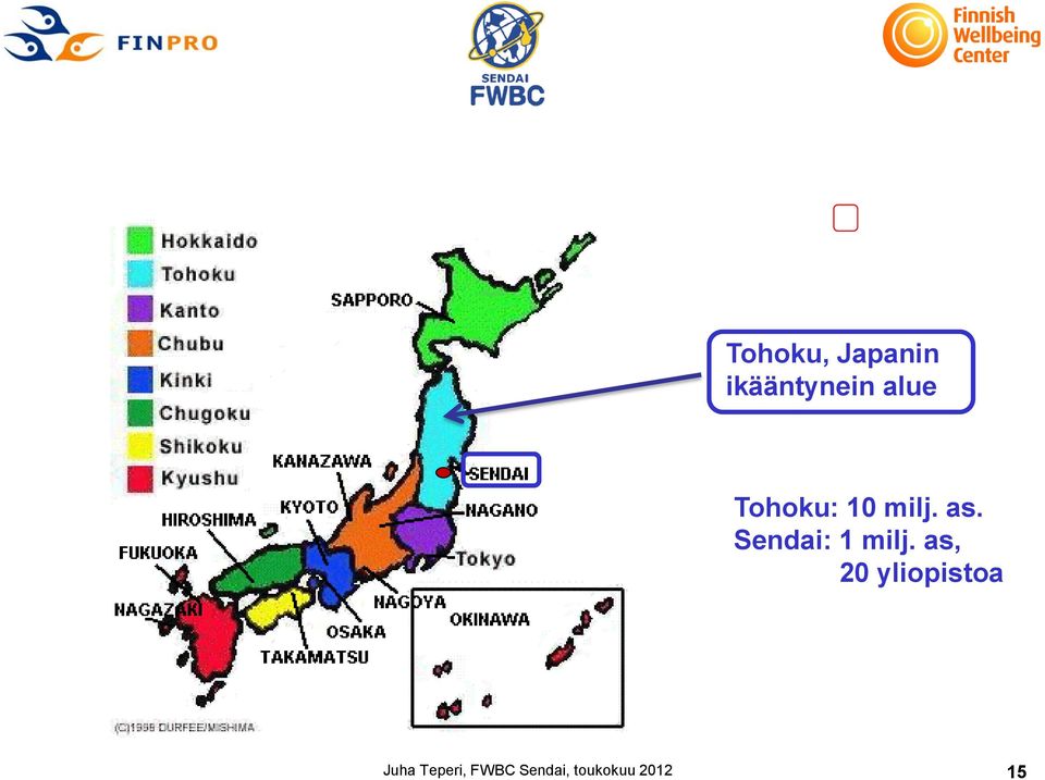 Sendai: 1 milj.