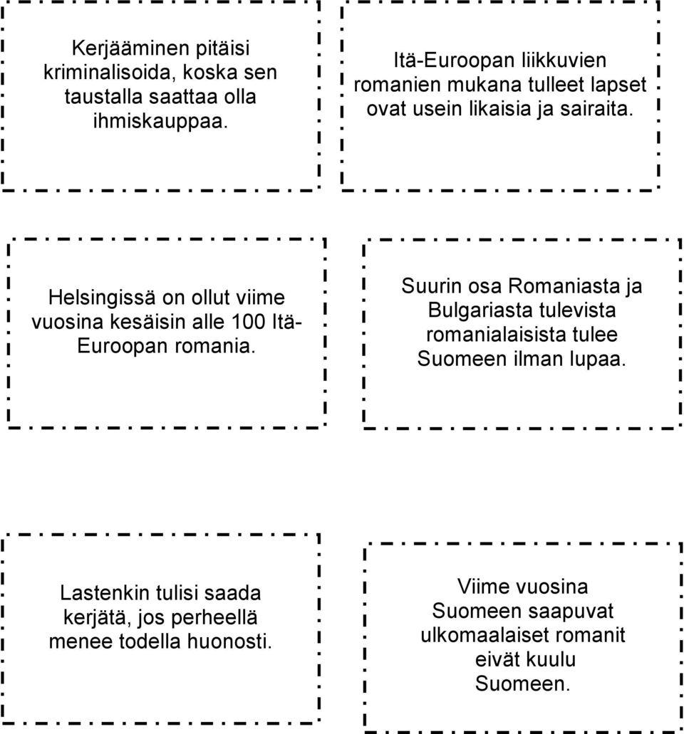 Helsingissä on ollut viime vuosina kesäisin alle 100 Itä- Euroopan romania.