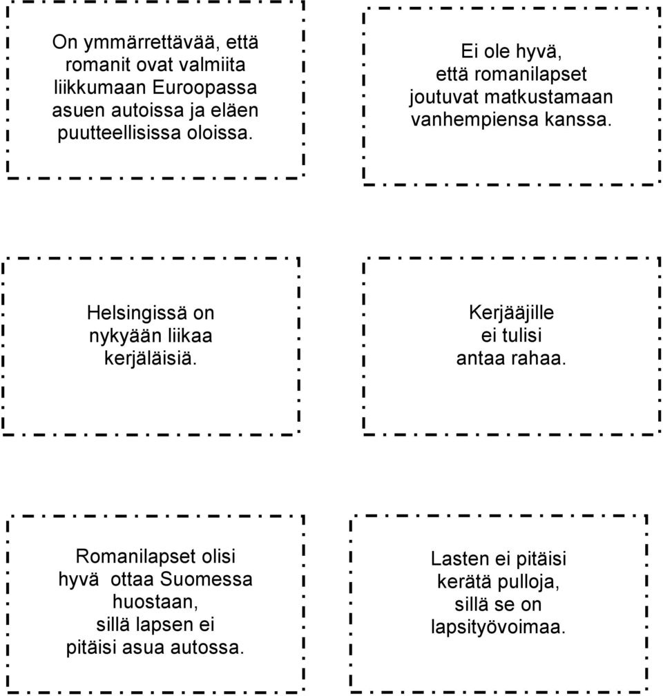 Helsingissä on nykyään liikaa kerjäläisiä. Kerjääjille ei tulisi antaa rahaa.