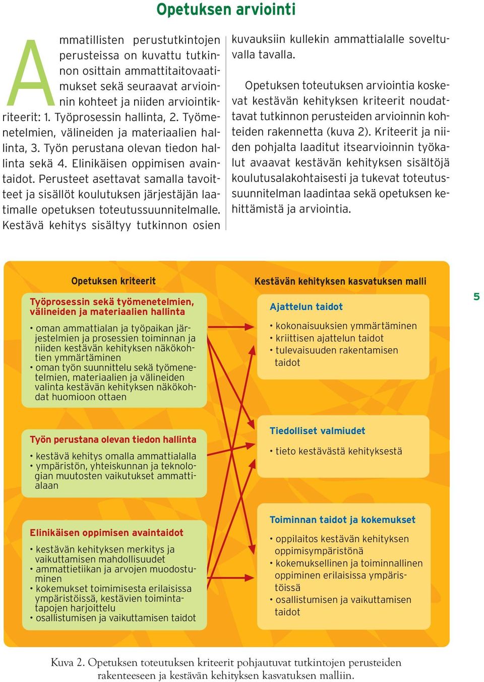 Perusteet asettavat samalla tavoitteet ja sisällöt koulutuksen järjestäjän laatimalle opetuksen toteutussuunnitelmalle.