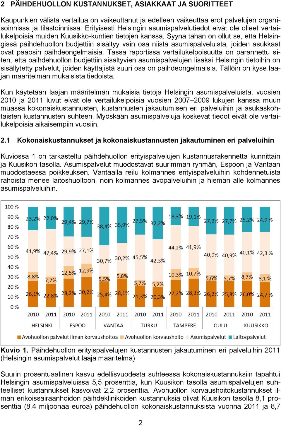 Syynä tähän on ollut se, että Helsingissä päihdehuollon budjettiin sisältyy vain osa niistä asumispalveluista, joiden asukkaat ovat pääosin päihdeongelmaisia.