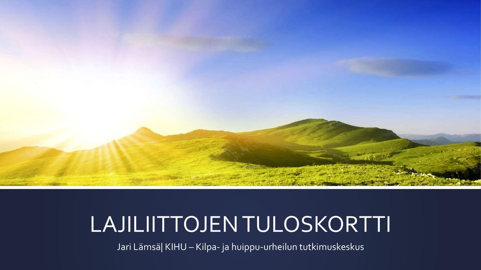 Lämsä KIHU Kilpa- ja