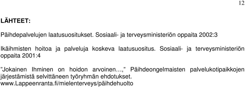 laatusuositus.