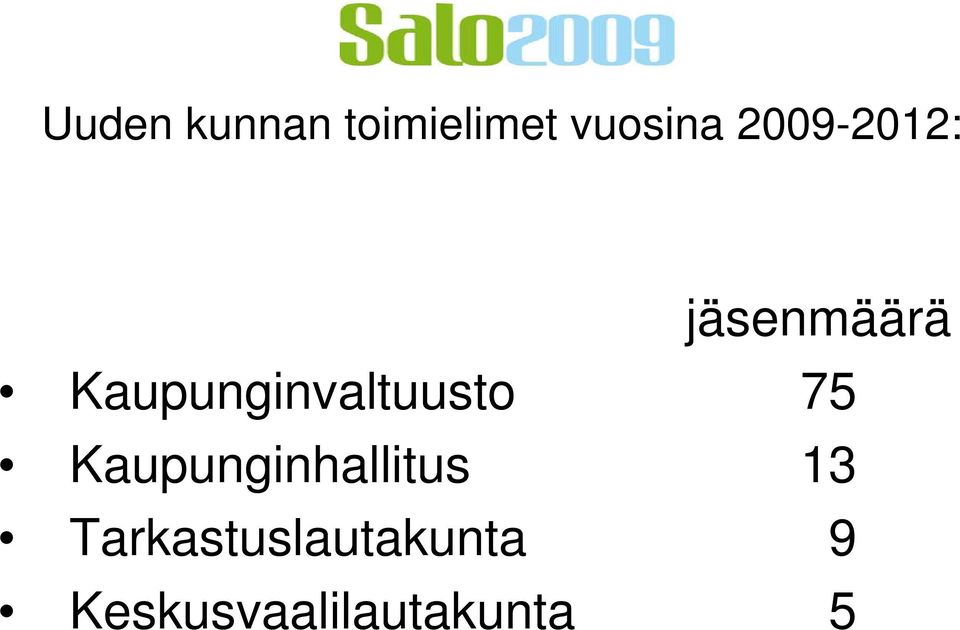 Kaupunginvaltuusto 75