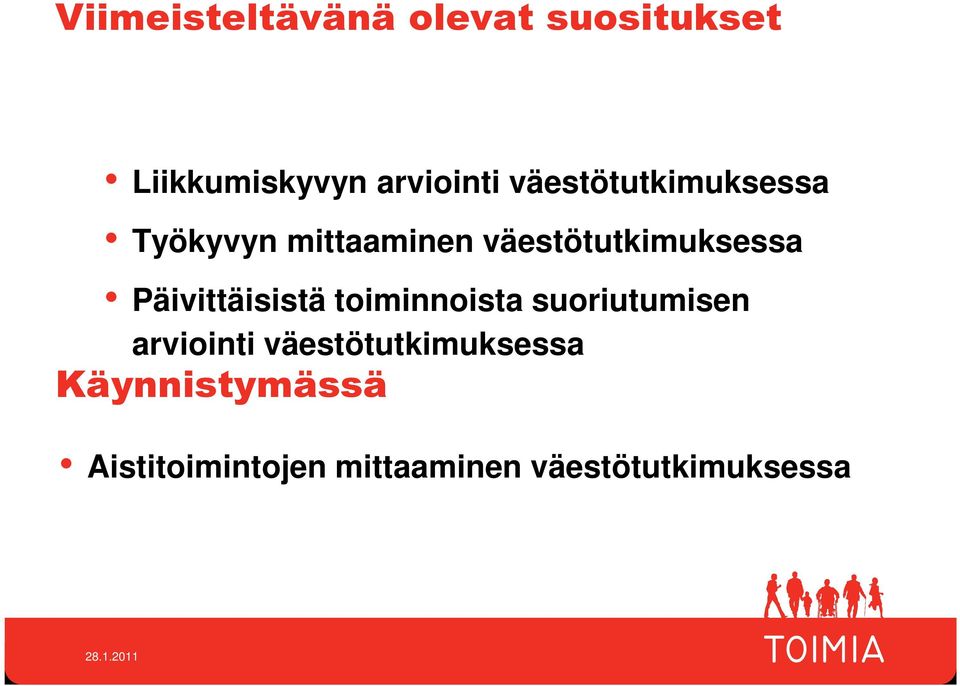 Päivittäisistä toiminnoista suoriutumisen arviointi