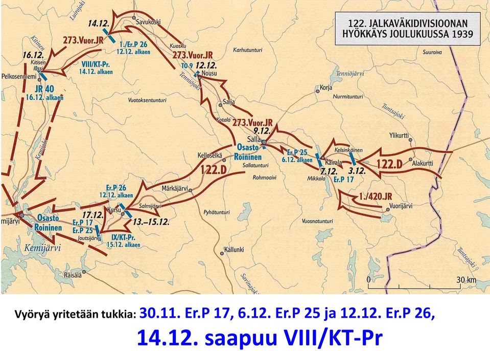 12. Er.P 26, 14.12. saapuu VIII/KT-Pr