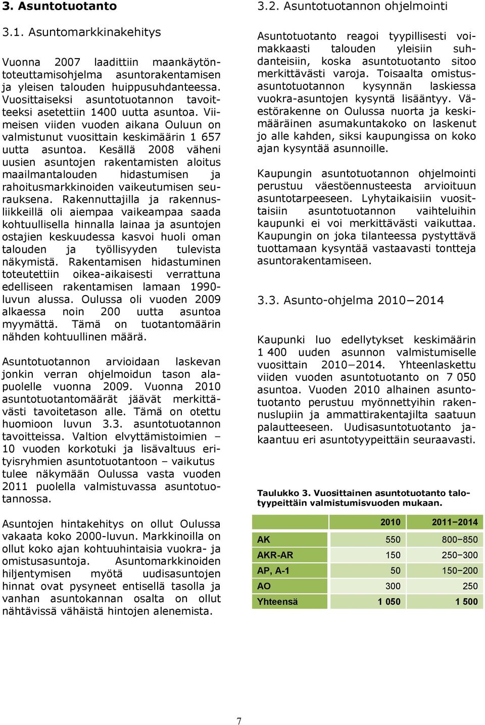 Kesällä 2008 väheni uusien asuntojen rakentamisten aloitus maailmantalouden hidastumisen ja rahoitusmarkkinoiden vaikeutumisen seurauksena.