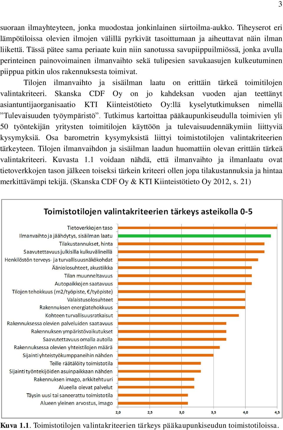 toimivat. Tilojen ilmanvaihto ja sisäilman laatu on erittäin tärkeä toimitilojen valintakriteeri.