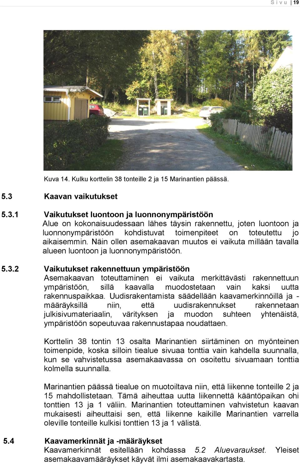 Kaavan vaikutukset 5.3.