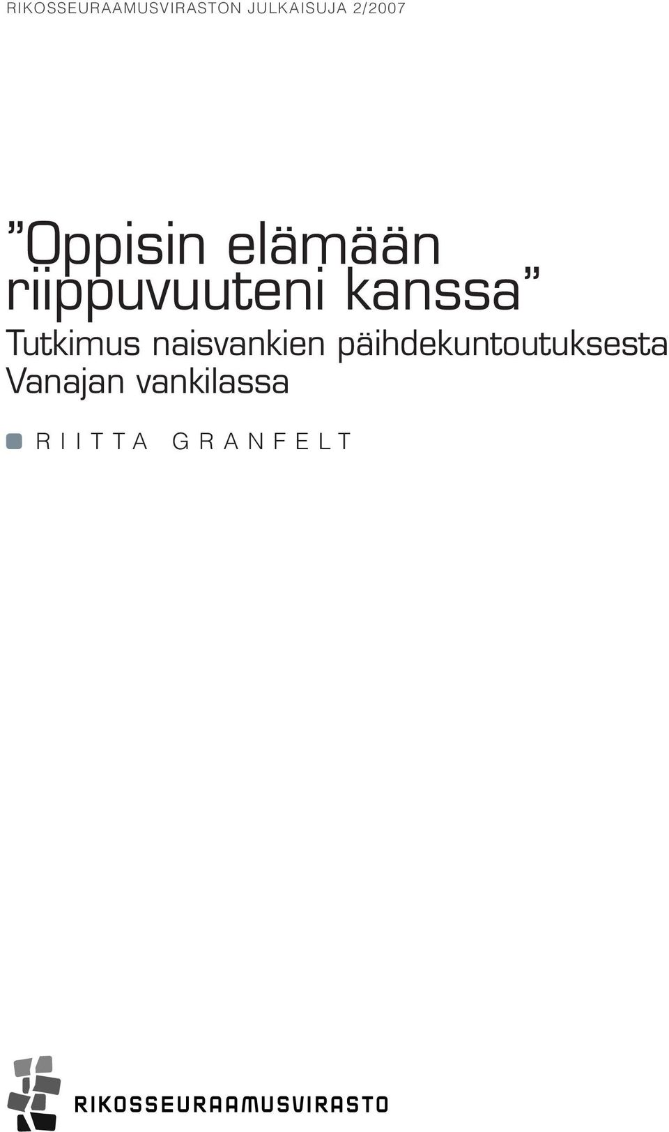 kanssa Tutkimus naisvankien