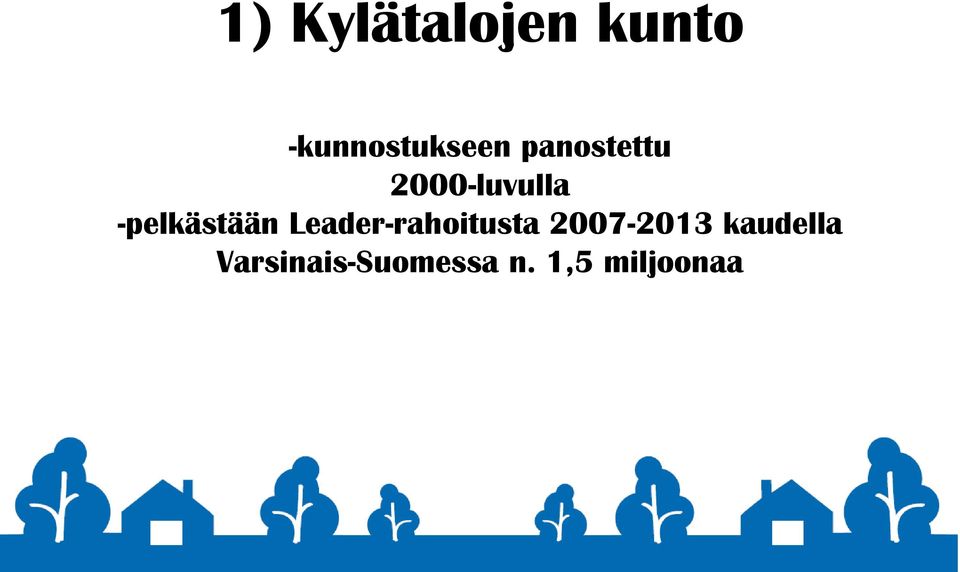 Leader-rahoitusta 2007-2013