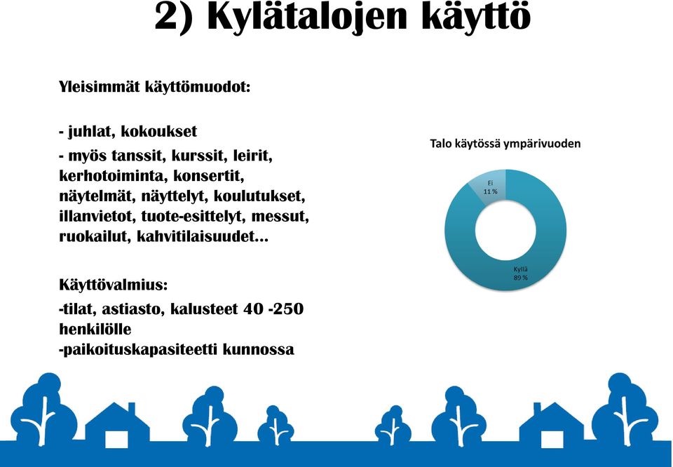 koulutukset, illanvietot, tuote-esittelyt, messut, ruokailut, kahvitilaisuudet