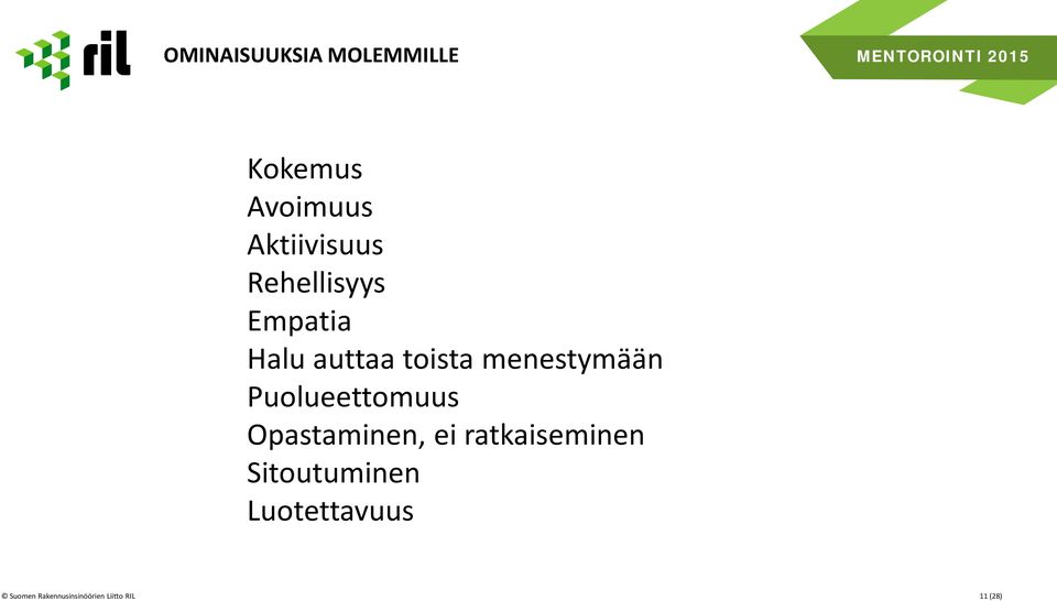 Puolueettomuus Opastaminen, ei ratkaiseminen