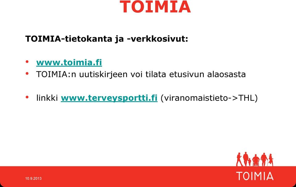 fi TOIMIA:n uutisirjeen voi tilata