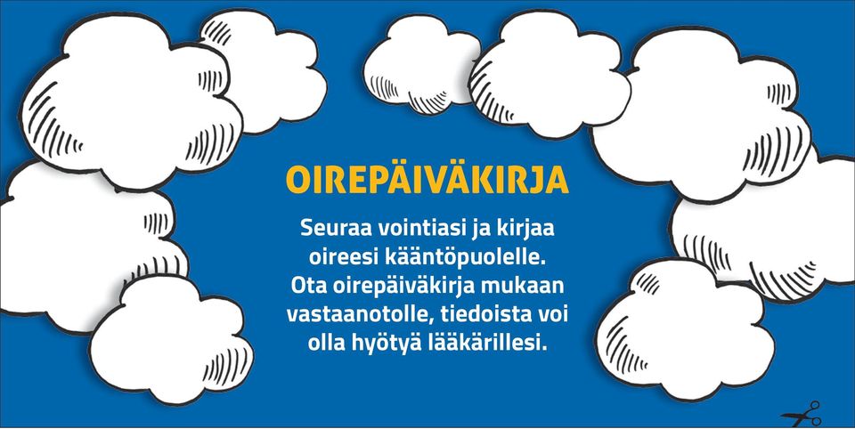 Ota oirepäiväkirja mukaan