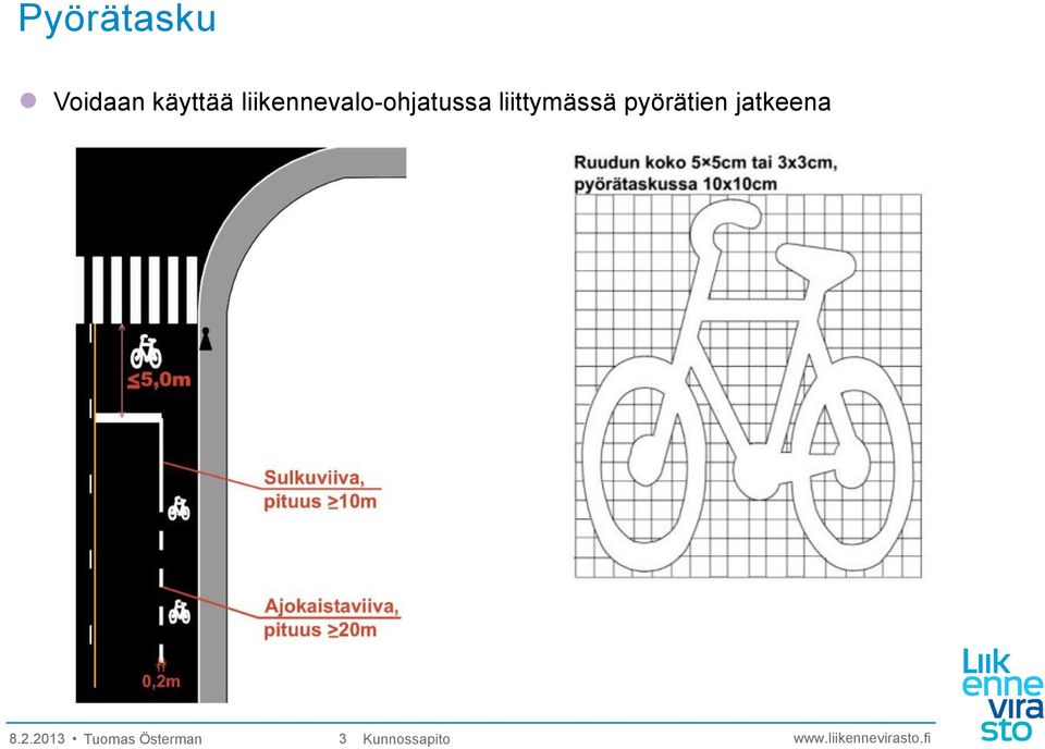 liittymässä pyörätien