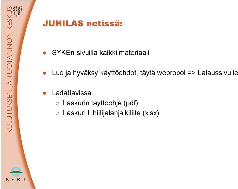 Lataussivulle Ladattavissa: Laskurin