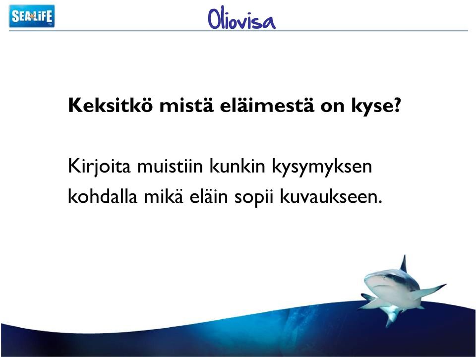 Kirjoita muistiin kunkin