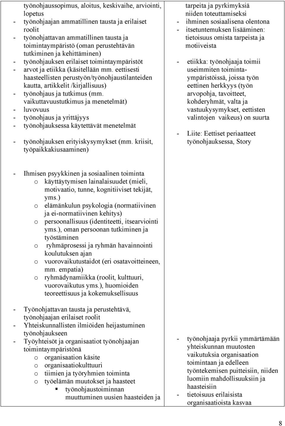 eettisesti haasteellisten perustyön/työnohjaustilanteiden kautta, artikkelit /kirjallisuus) - työnohjaus ja tutkimus (mm.