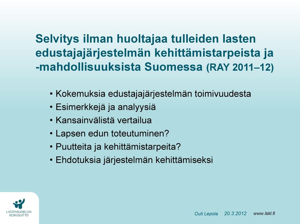 edustajajärjestelmän toimivuudesta Esimerkkejä ja analyysiä Kansainvälistä