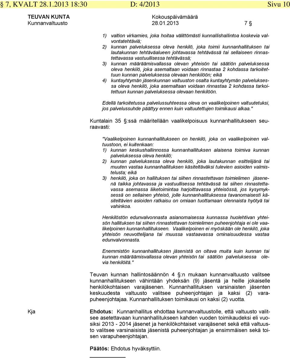 Sivu 10 Kunnanvaltuusto 28.01.