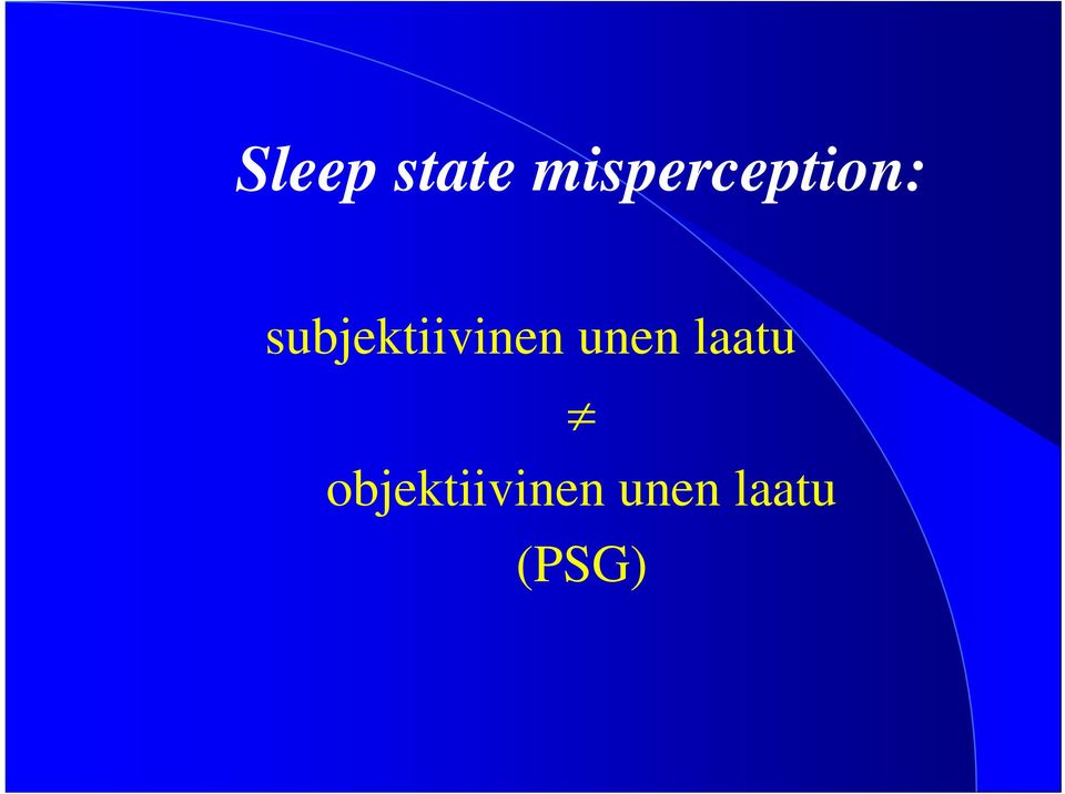 subjektiivinen unen